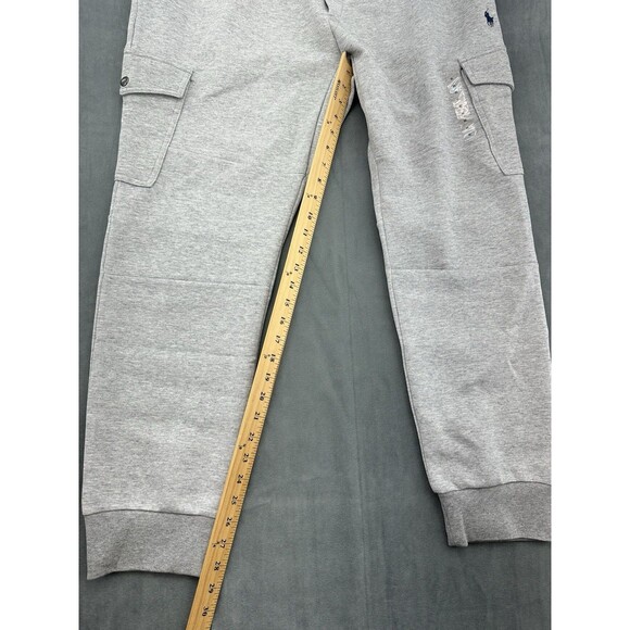 Polo Ralph Lauren Double Knit Men's XL Jogger Cargo Pants Gray Pockets NEW - Picture 9 of 9